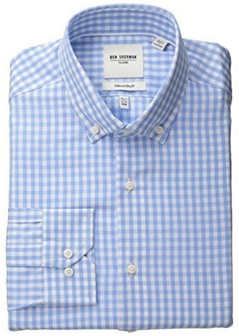 Light Blue Gingham check shirt 